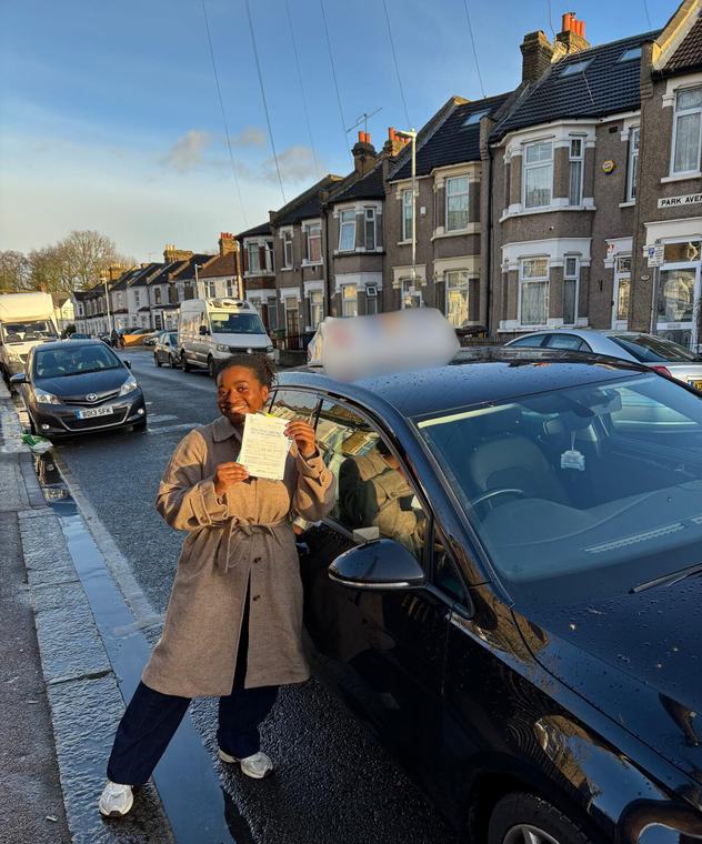 Moose-ah passed their driving test with Wharf Driving School