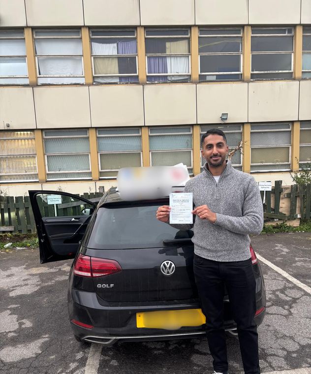 SUBASH CHANDAR passed their driving test with Wharf Driving School